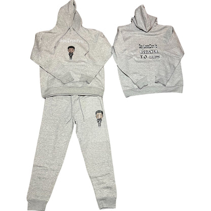 Designer to me (D2M) Pull over matching Sweatsuit Jogger bottom